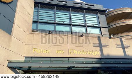 Croke Park Stadium In Dublin - City Of Dublin, Ireland - April 20. 2022