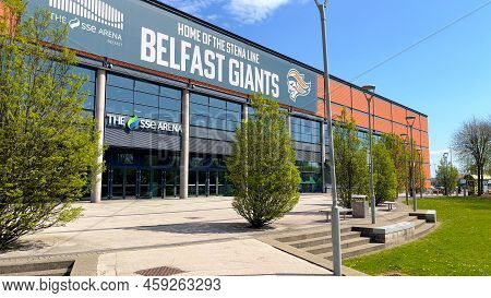 The Sse Arena In Belfast - Home Of The Belfast Giants - Belfast, United Kingdom - April 25, 2022