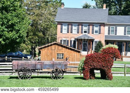 Ronks Pa - Sep 4: Cherry Crest Adventure Farm In Ronks, Pennsylvania, As Seen On Sep 4, 2021.