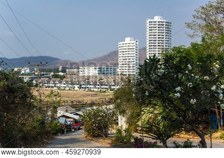 View Of Hua Hin, A Beach Resort Town In The Northern Part Of The Malay Peninsula In Thailand