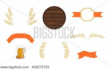 Set Of Decorative Elements For Labels.vector Elements.