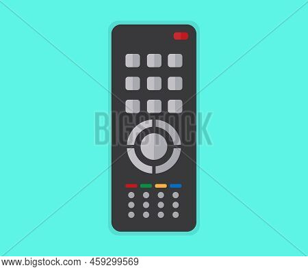 Smart Remote Control, Remote Control For Television  Logo Design. Tv Remote Control With Streaming M