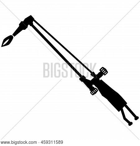 Tools For Cutting Metal And Heating Products Icon On White Background. Construction Sign. Flat Style