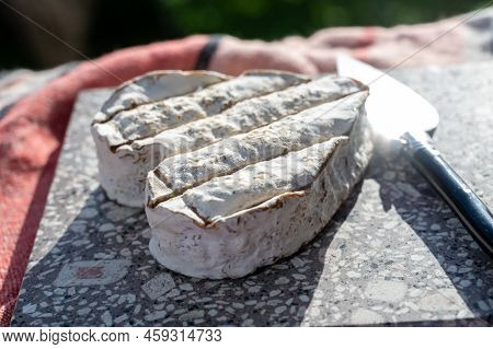 French Heartshaped Neufchatel Cow Cheese, Neufchâtel-en-bray, Normandy, France