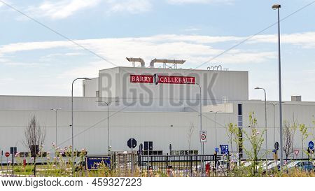Novi Sad, Serbia - May 23, 2022: Big New Chocolate Factory Building Barry Callebaut In Industrial Zo