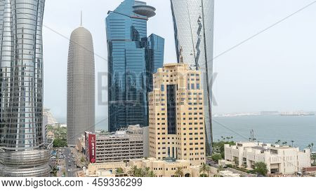 Doha City Getting Decorated For Fifa Worlcup.