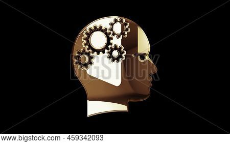 Artificial Intelligence Technology Ai Symbol Digital 3D Illustration