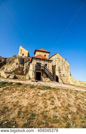 Famous Rupea Fortress In Transylvania, Romania. Rupea Citadel (cetatea Rupea)