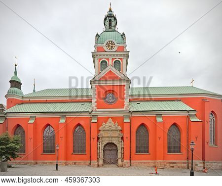 The St. Jacob's Church Jakobs Kyrka, Stockholm, Sweden, Europe During The Day In Summer