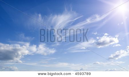 青い空