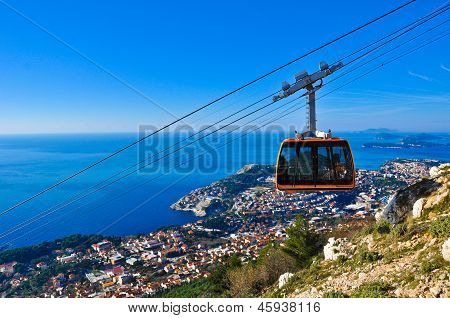 Teleférico em Dubrovnik