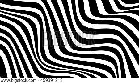 Acid Wave Rainbow Line Backgrounds In 1970s 1960s Hippie Style. Y2k Wallpaper Patterns Retro Vintage