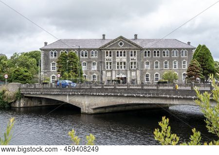 Belleek, Northern Ireland - 20 May 2022: The Belleek Pottery Works Factory Produces Porcelain That I