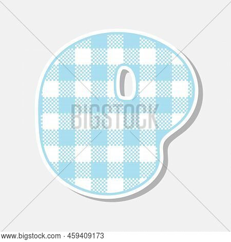 Patchwork Hand Drawn Textile Font. Cute Textile Font For Scrapbook Or Collage Design. Patchwork Alph