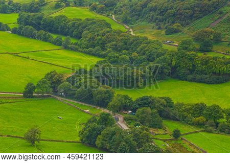 View Of The Hardknott Pass, Hill Pass Between Eskdale And The Duddon Valley In The Lake District Nat