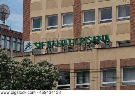 Arad, Romania - June 9, 2022: Logo And Sign Of Sif Banat-crisana.