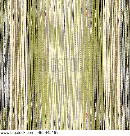 Green Forest Marl Seamless Pattern. Textured Woodland Weave For Irregular Melange Background. All Ov
