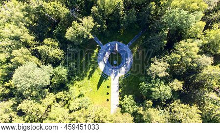 Russia, Vladimir Region, June 20 2022, Memorial Complex At The Site Of The Death Of Yuri Alekseevich