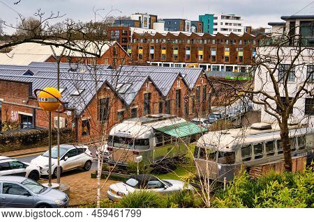 Bristol, United Kingdom - 08 March 2020 : The Paintworks In Bristol Is A Transformed Old Paint Facto