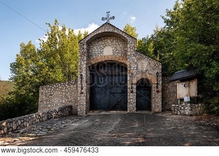 Orthodox Christian Monastery. Serbian Monastery Of The Assumption Of The Blessed Virgin Mary (uspenj