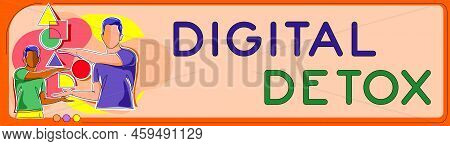 Text Showing Inspiration Digital Detox. Conceptual Photo Free Of Electronic Devices Disconnect To Re