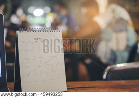 Calendar Desk 2022 Place On The Table. Desktop Calender For Planner To Plan Agenda, Timetable, Appoi