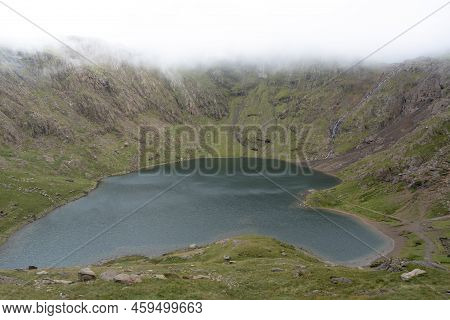 Pyg Miners Track Snowdonia Mountain Snowdonia National Park North Wales