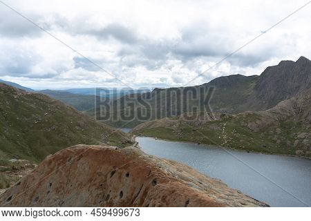 Pyg Miners Track Snowdonia Mountain Snowdonia National Park North Wales