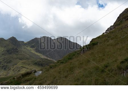 Pyg Miners Track Snowdonia Mountain Snowdonia National Park North Wales