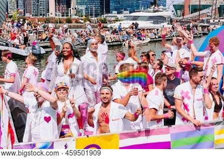 Pride Parade Of Lesbian, Gay, Bisexual, Transgender, Queer And Allies. Lgbt , Intersex, Trigender Fl
