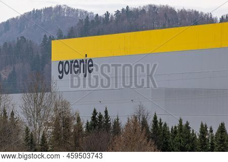 Slovenia, Velenje - March 30 2022: Gorenje Production Facility Of Home Appliances In Europe