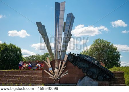 Volokolamsk, Moscow Region, Russia - 9, August 2021: The Explosion Memorial Is A Monument In Honor O