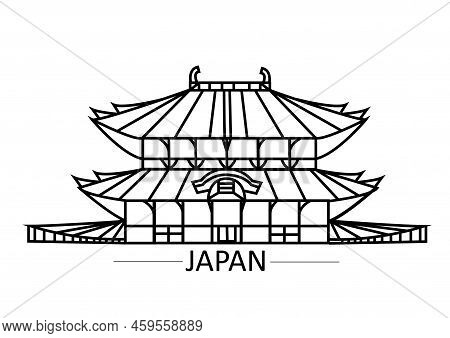 Beautiful Historical Building - Pagoda In Japan