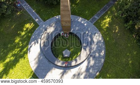 Russia, Vladimir Region, June 20 2022, Memorial Complex At The Site Of The Death Of Yuri Alekseevich