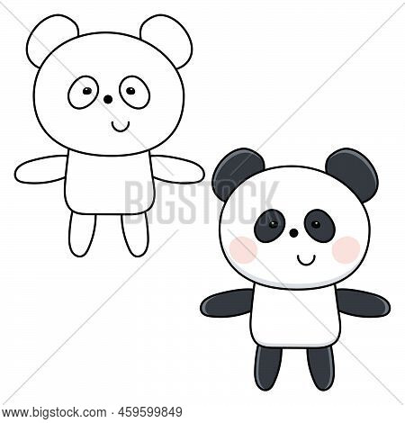 Coloring Page Cute Vector & Photo (Free Trial) | Bigstock
