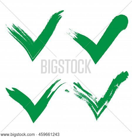 Check Mark Icon Vector Illustration Logo Template For Many Purpose.
