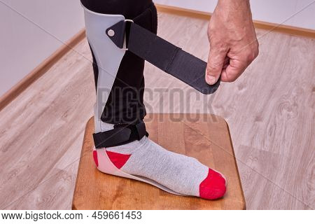 Foot Orthosis Ankle And Leg Support For Foot Drop.