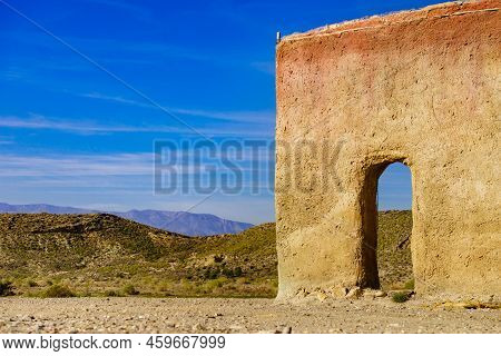 Movie Location, Film Village El Chorrillo In Sierra Alhamilla, Spain. Tourist Attraction