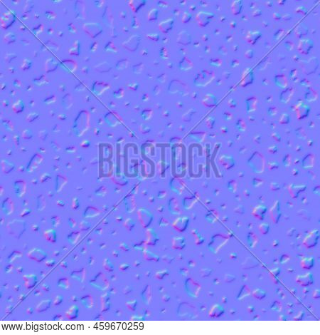 Normal Map Of Marble Pattern With Terrazzo Flooring Seamless Texture
