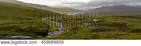 View At A River On Snaefellsnes Penisola On Iceland