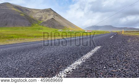 View At A Road On Snaefellsnes Penisola, Iceland