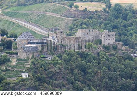 Ruin Of Fortress Rheinfels Above Sankt Goar