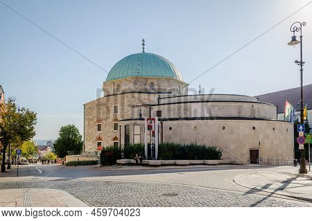 Pecs, Hungary - October 06, 2018: View Of The Streets Of Pécs, Hungary.