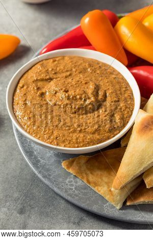 Healthy Homemade Muhammara Dip
