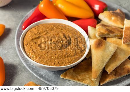 Healthy Homemade Muhammara Dip