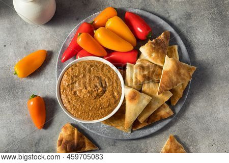 Healthy Homemade Muhammara Dip