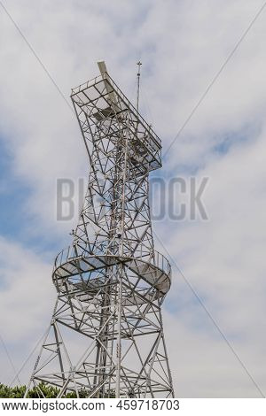 Radar Tower At Lighthouse Complex