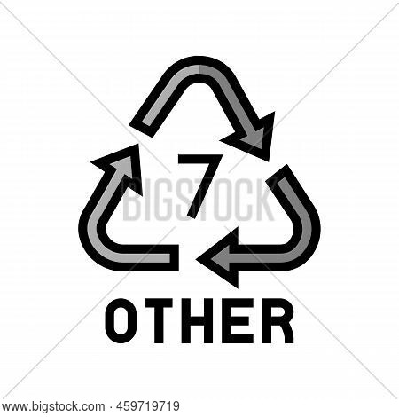 Other Plastic Product Sign Color Icon Vector. Other Plastic Product Sign Sign. Isolated Symbol Illus