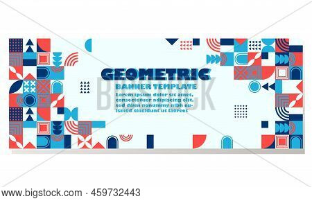 Vector Abstract Graphic Design Banner Pattern Background Template. Geometric Abstract Backgrounds Ba