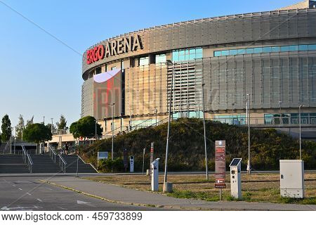 Gdansk, Poland - August 12, 2022: Ergo Arena Sports And Entertainment Hall Located On The Border Of 